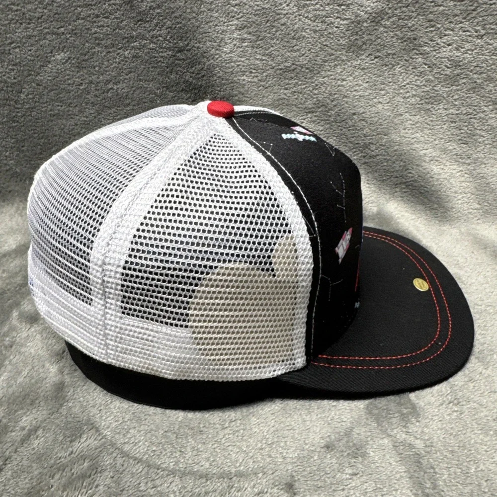 Dekk'd Space NASA Like Child Trucker Hat Black Rockets Adjustable Snap‎ Back